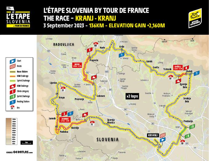 L'Etappe Slovenia Tour de France trasa | Foto: 
