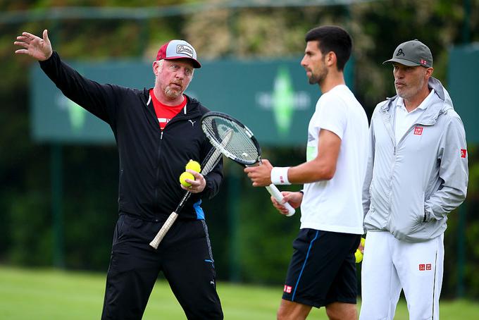 Boris Becker in Novak Đoković sta tri leta uspešno sodelovala. | Foto: Guliverimage/Getty Images
