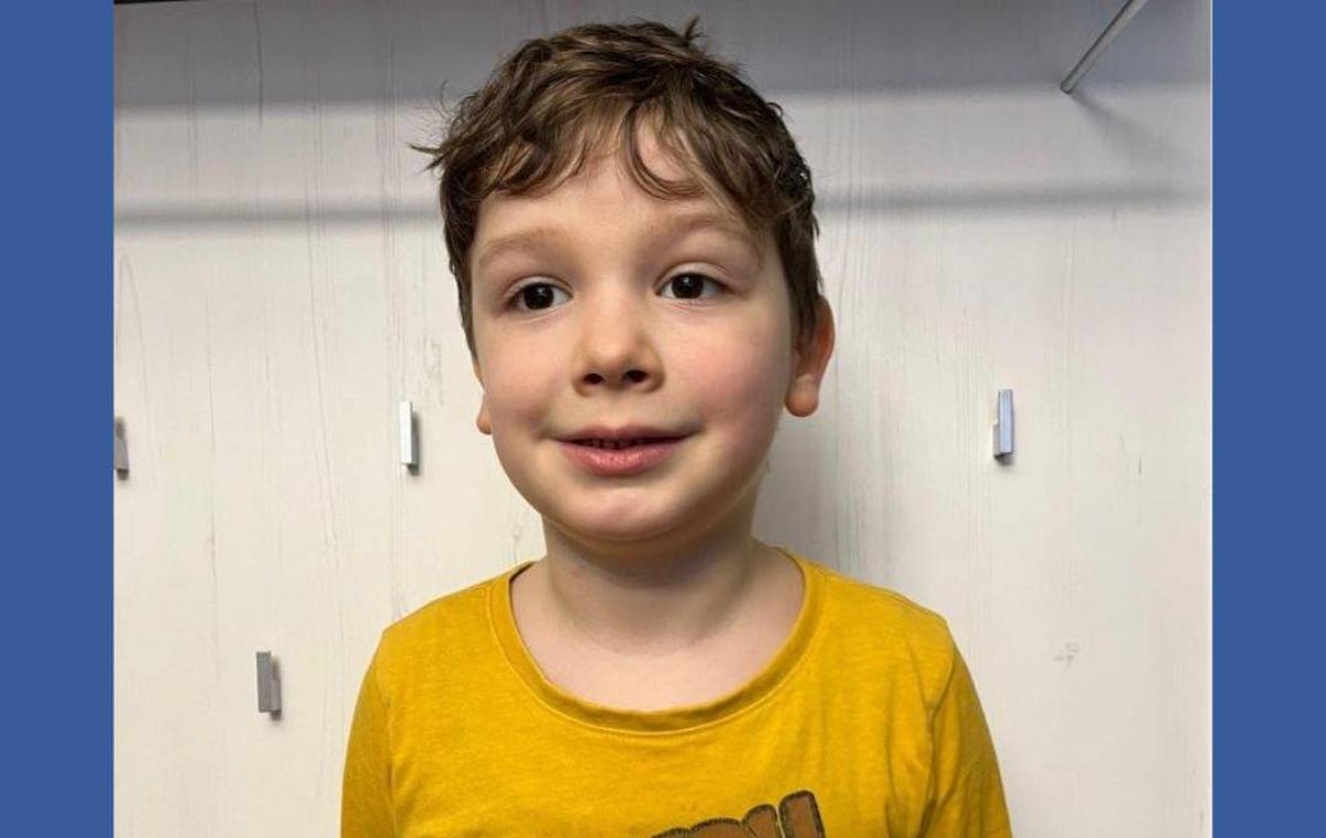 Pogrešan deček z avtizmom iz Nemčije | Šestletni Arian Arnold je v ponedeljek zvečer zapustil hišo svojih staršev v kraju Elm. | Foto Facebook/Polizei Rotenburg